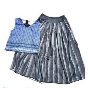 Wednesday Addams Nevermore Academy Uniform Costume Skirt, Jacket,Vest Kids Small